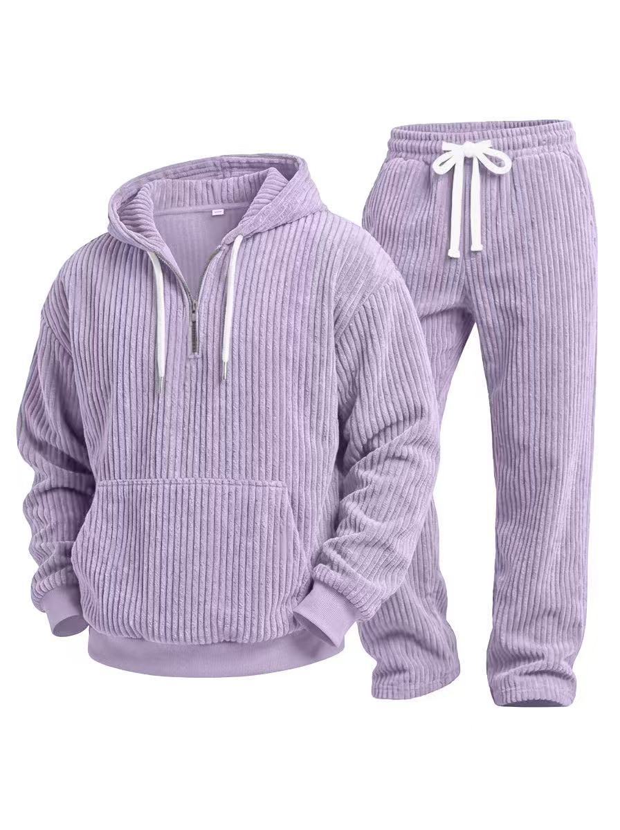 Conjunto casual de 2 piezas para hombre confeccionado en micropana supersuave