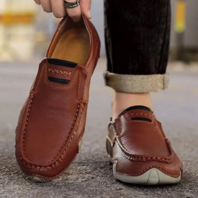 ⏰ ¡Último día! 60% de descuento 🔥 VOGUEDE® Mocasines ortopédicos para hombre de cuero genuino hechos a mano