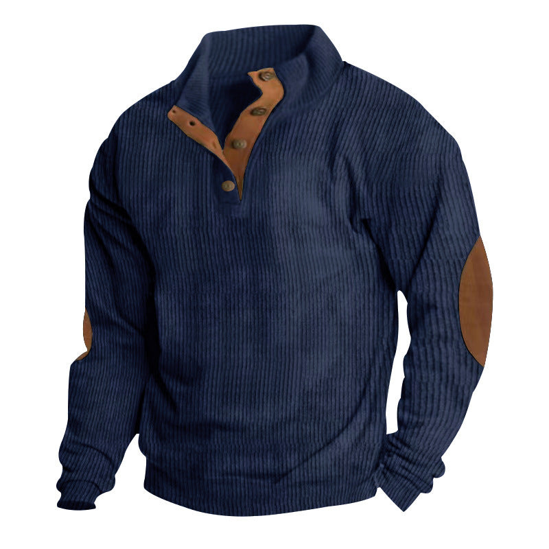 🔥 Ofertas especiales de año nuevo 2026-Sudadera de manga larga con cuello alto estilo retro para hombre