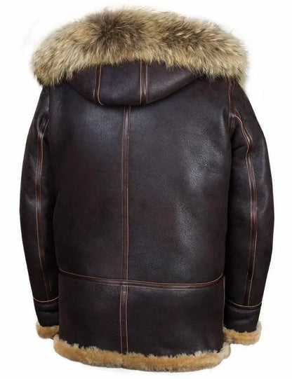 🔥Ofertas de Año Nuevo 2026 - Parka de piel de oveja ártica B-7