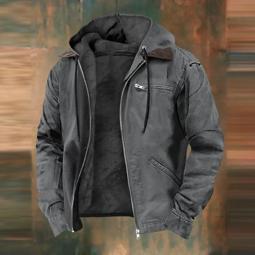 🔥Ofertas especiales de año nuevo 2026: chaqueta con capucha, cremallera y forro polar