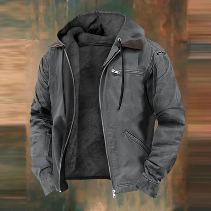 🔥Ofertas especiales de año nuevo 2026: chaqueta con capucha, cremallera y forro polar