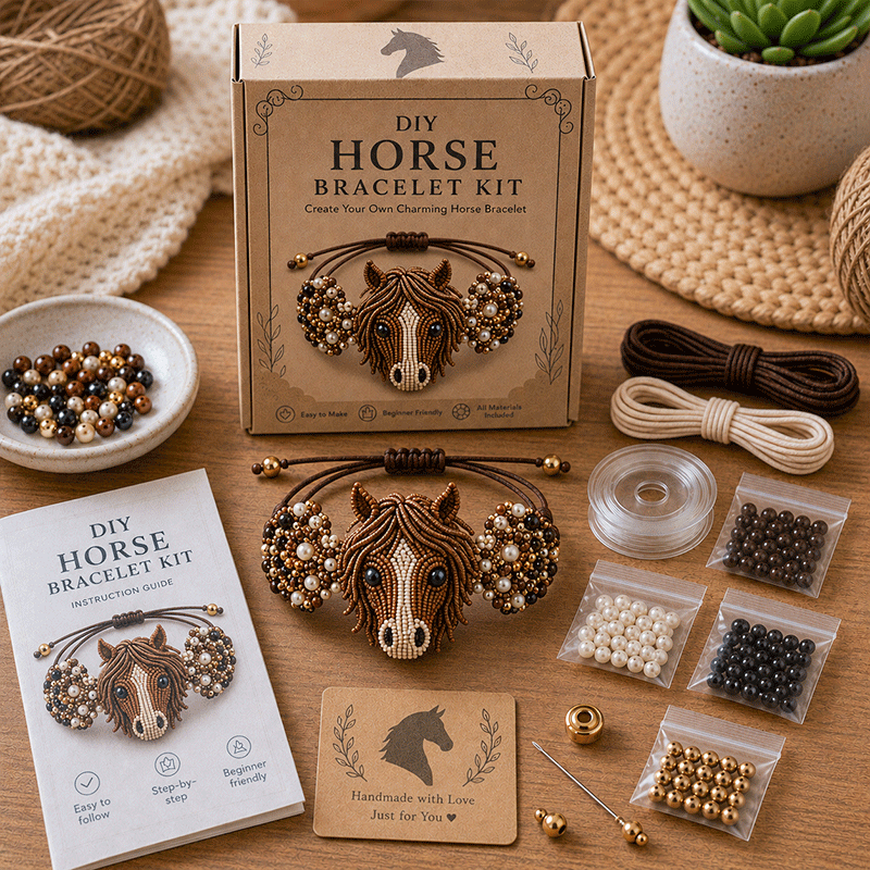 🔥50% de descuento – Último día 🐙Kit de pulsera de cuentas DIY – Crea tu propia joya única