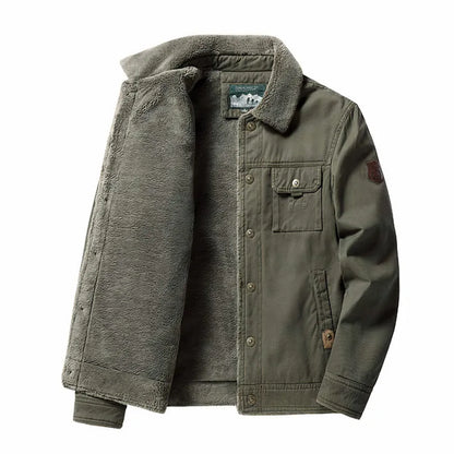 🔥Ofertas especiales de año nuevo 2026 🔥 Chaqueta de plumas de invierno vintage de algodón lavado para hombre