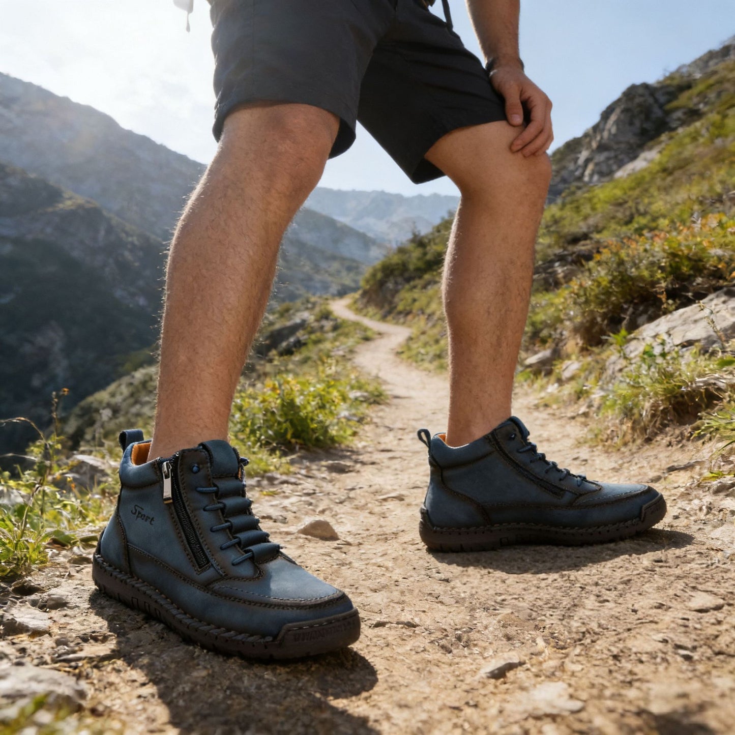 ⏰ÚLTIMO DÍA - 70% DE DESCUENTO🛒 Botas de senderismo impermeables para hombre: comodidad ortopédica y sujeción estable