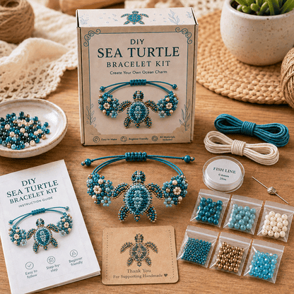 🔥50% de descuento – Último día 🐙Kit de pulsera de cuentas DIY – Crea tu propia joya única