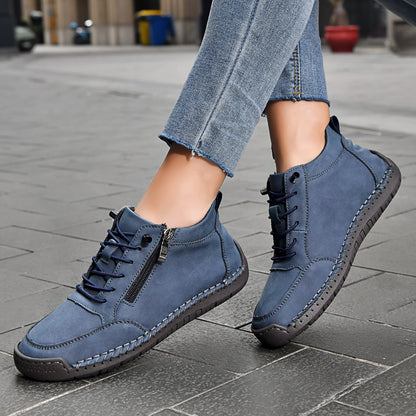 ⏰ÚLTIMO DÍA - 70% DE DESCUENTO🛒 Botas casuales de cuero para hombre: calzado cómodo para exteriores, ideal para el uso diario y para conducir