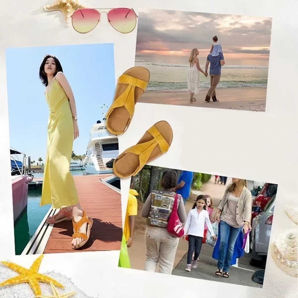 🔥Descuento por tiempo limitado del 50% - Sandalias de moda TAOS - diseño ergonómico✅ Haz que tu caminar sea más cómodo