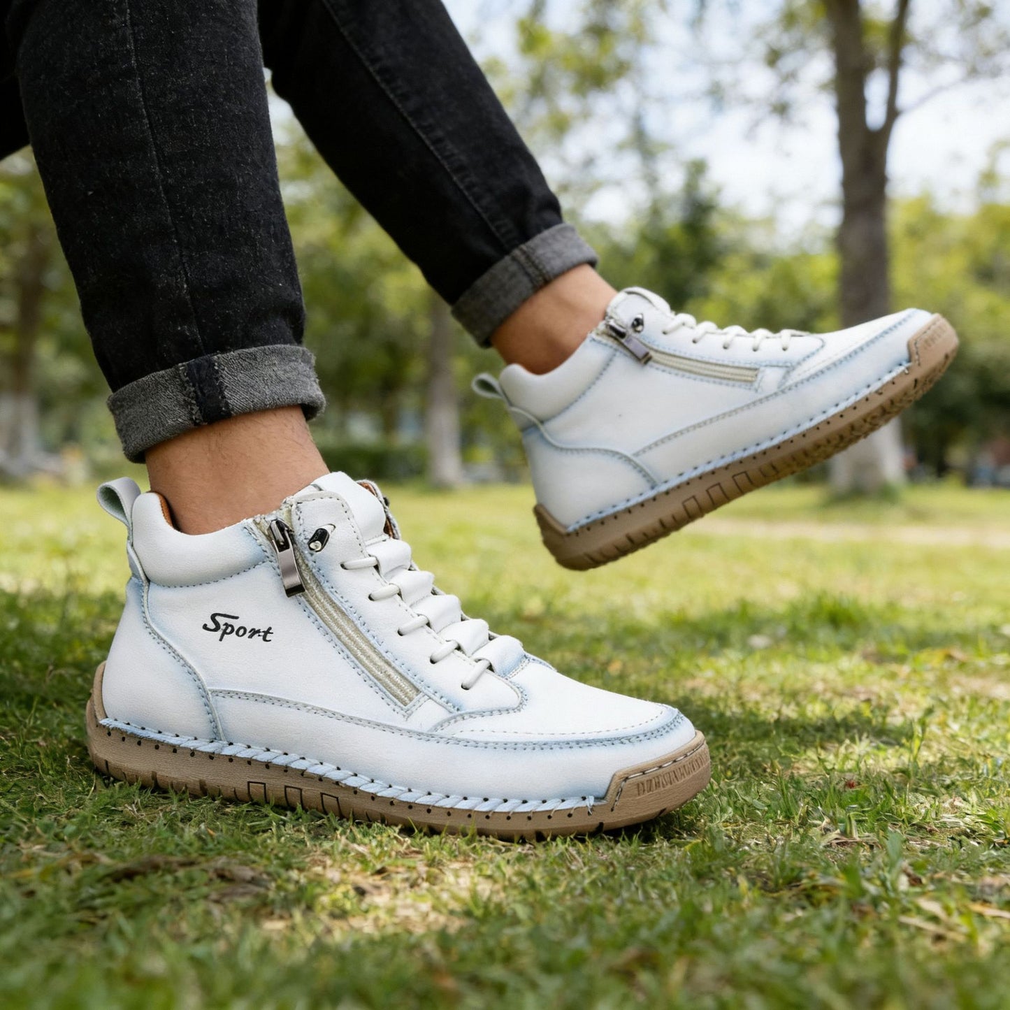 ⏰ÚLTIMO DÍA - 70% DE DESCUENTO🛒 Botas de senderismo impermeables para hombre: comodidad ortopédica y sujeción estable