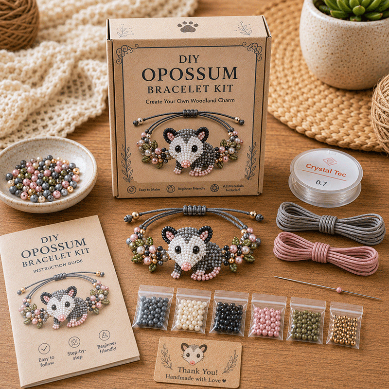 🔥50% de descuento – Último día 🐙Kit de pulsera de cuentas DIY – Crea tu propia joya única