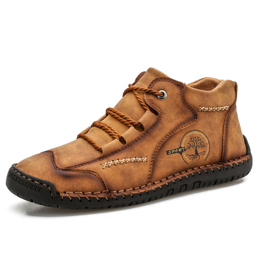 (🔥50% de descuento hoy - no te lo pierdas) Zapatos de cuero hechos a mano de marca italiana suaves y cómodos (el soporte del arco hace que caminar sea más fácil)