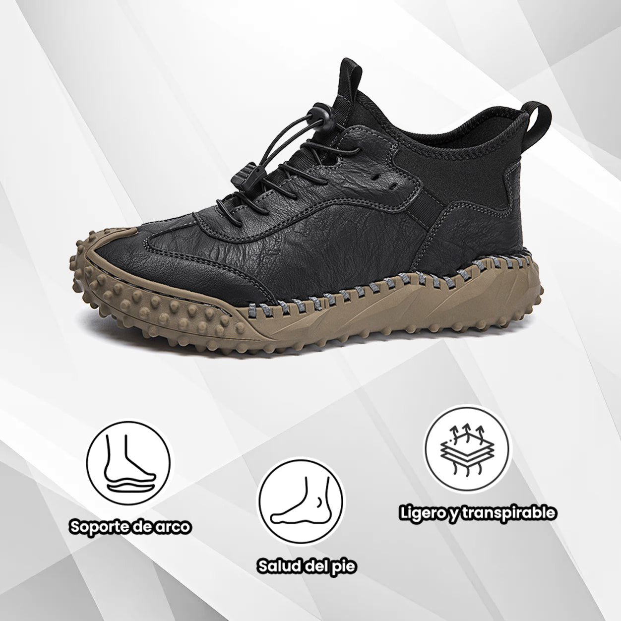 (🔥50% de descuento hoy - ¡cógelo!) Zapatos ortopédicos elegantes de primera calidad 👞 - Diseño ergonómico para aliviar el dolor