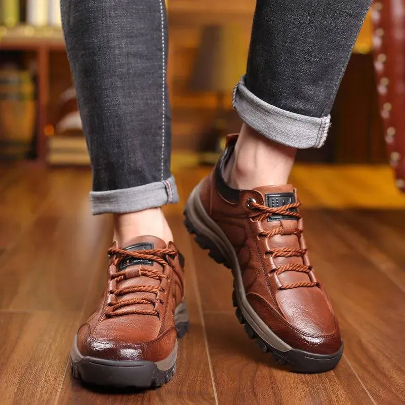 (🔥50% de descuento hoy - ¡no te lo pierdas!) - Zapatos casuales de piel de becerro italianos suaves y cómodos