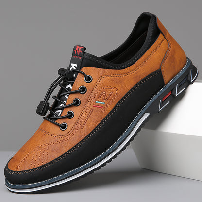(🔥50% de descuento hoy - ¡no te lo pierdas!) - Zapatos ortopédicos suaves y cómodos de cuero genuino hechos a mano para hombres