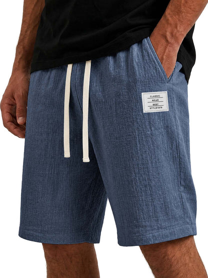 Men's Comfortable Cotton Linen Basic Shorts