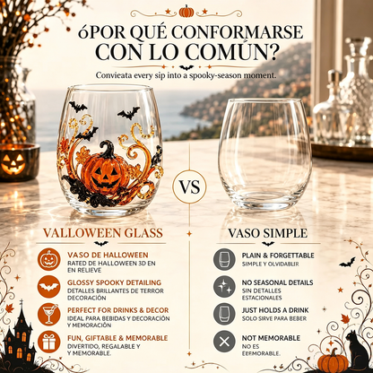 🎃 Colección de cristalería de Halloween en 3D