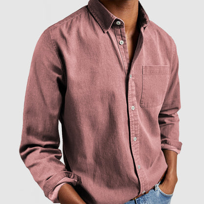 🔥Ofertas especiales de año nuevo 2026: Camisa de algodón para hombre para uso diario