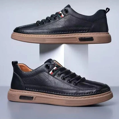(🎉60% de descuento hoy - ¡no te lo pierdas!)🔥- Zapatos de cuero italiano suaves y cómodos hechos a mano (soporte de arco - facilita caminar)✅