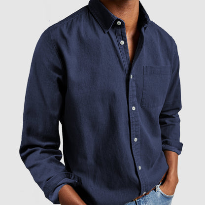 🔥Ofertas especiales de año nuevo 2026: Camisa de algodón para hombre para uso diario