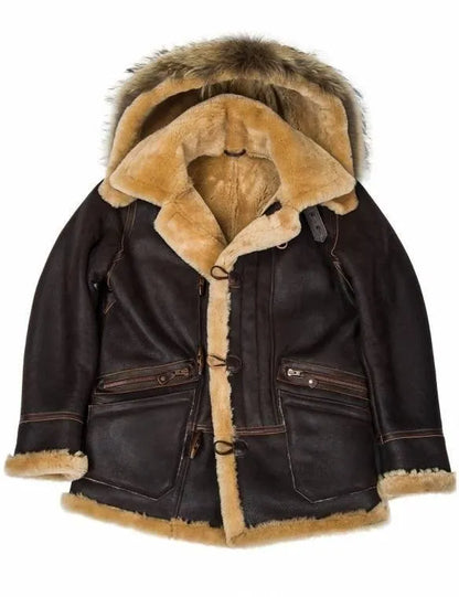 🔥Ofertas de Año Nuevo 2026 - Parka de piel de oveja ártica B-7