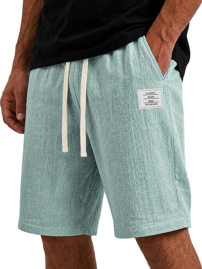 Men's Comfortable Cotton Linen Basic Shorts