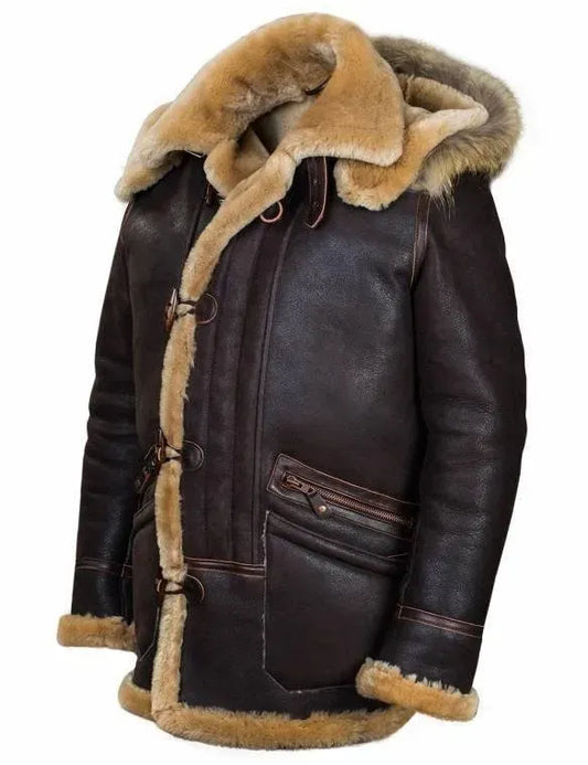 🔥Ofertas de Año Nuevo 2026 - Parka de piel de oveja ártica B-7
