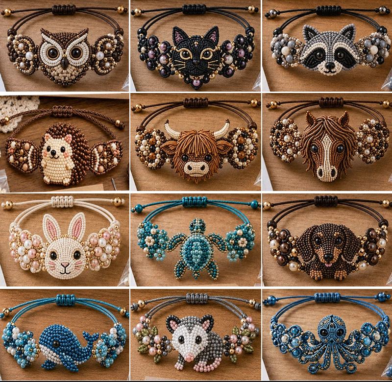 🔥50% de descuento – Último día 🐙Kit de pulsera de cuentas DIY – Crea tu propia joya única