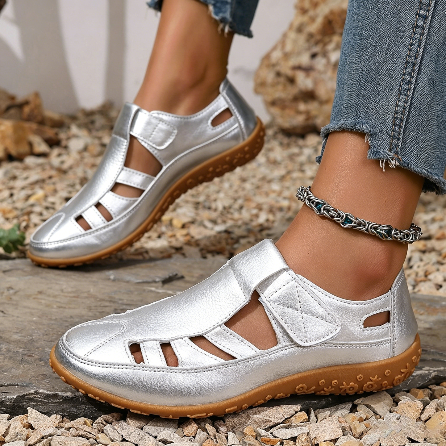 🔥50% de descuento por tiempo limitado - Sandalias ortopédicas de verano - Diseño ergonómico✅ Haz tu caminar más cómodo
