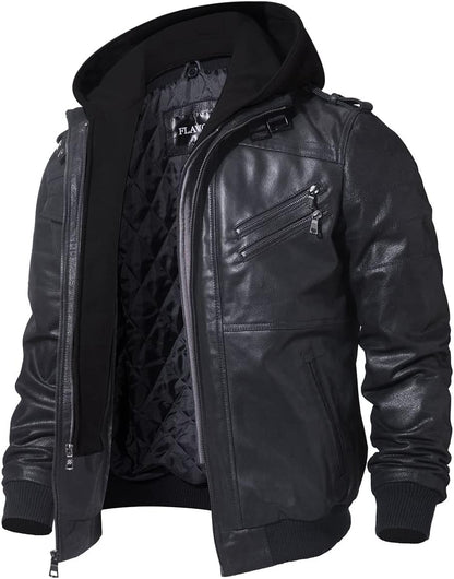 Lederjacke (Kostenloser Versand) O5162