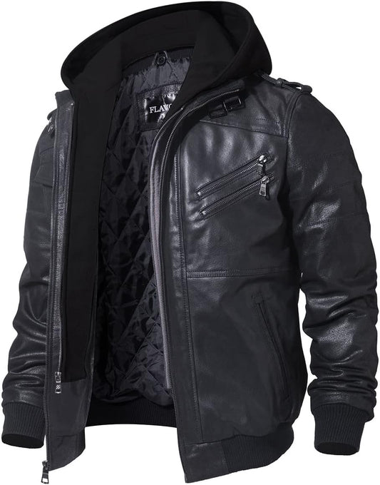 Lederjacke (Kostenloser Versand) O5162