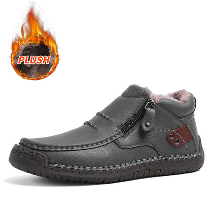 ⏰70% de descuento por tiempo limitado🛒Botas de conducir sin cordones de cuero premium hechas a mano para hombre