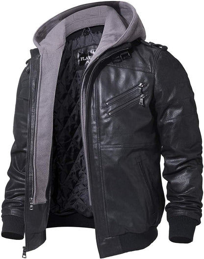 Lederjacke (Kostenloser Versand) O5162