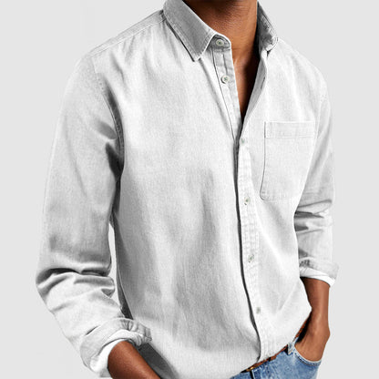 🔥Ofertas especiales de año nuevo 2026: Camisa de algodón para hombre para uso diario