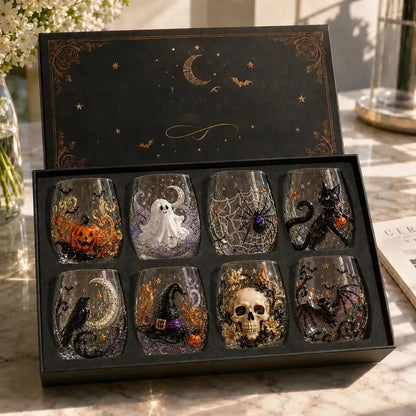 🎃 Colección de cristalería de Halloween en 3D