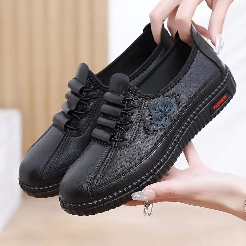 (🔥50% de descuento hoy - ¡no te lo pierdas!) - Zapatos ortopédicos de cuero para mujer suaves y cómodos - Diseño ergonómico y artesanal (soporte de arco - alivio del dolor de pies)