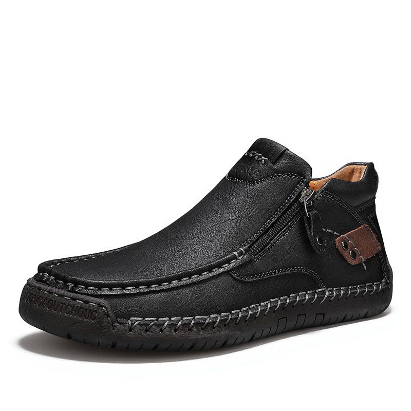 ⏰¡Último día! ¡70 % de descuento!🔥Botas ortopédicas de senderismo para hombre, hechas a mano, de cuero genuino