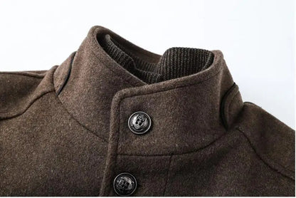 (🔥🔥Ofertas especiales de año nuevo 2026 - 70% de descuento) Gabardina clásica confeccionada en mezcla de lana