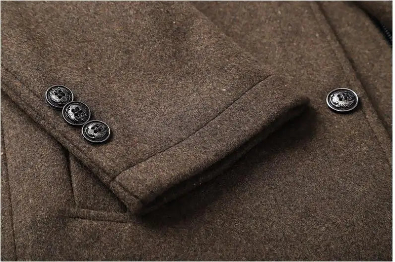 (🔥🔥Ofertas especiales de año nuevo 2026 - 70% de descuento) Gabardina clásica confeccionada en mezcla de lana