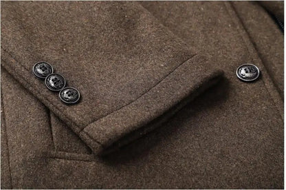 (🔥🔥Ofertas especiales de año nuevo 2026 - 70% de descuento) Gabardina clásica confeccionada en mezcla de lana