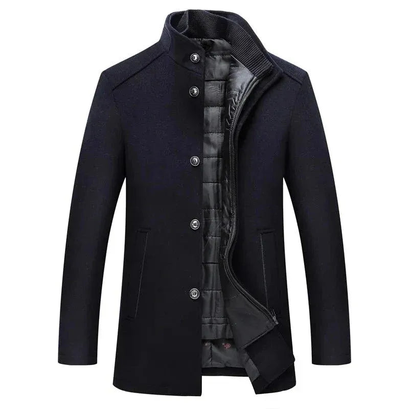 (🔥🔥Ofertas especiales de año nuevo 2026 - 70% de descuento) Gabardina clásica confeccionada en mezcla de lana