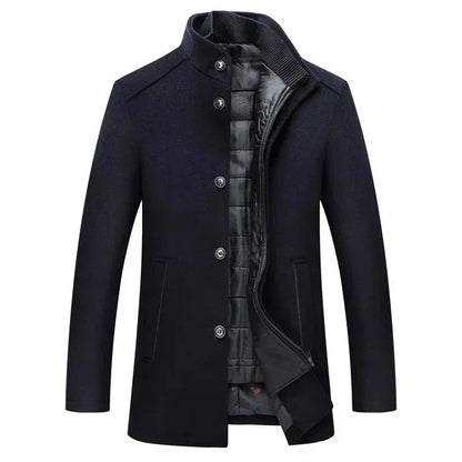 (🔥🔥Ofertas especiales de año nuevo 2026 - 70% de descuento) Gabardina clásica confeccionada en mezcla de lana
