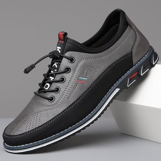(🔥50% de descuento hoy - ¡no te lo pierdas!) - Zapatos ortopédicos suaves y cómodos de cuero genuino hechos a mano para hombres