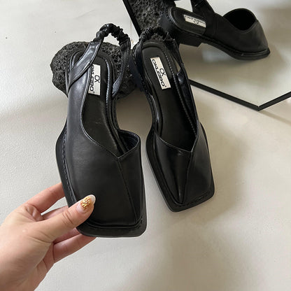 Sandalias de punta cerrada para mujer elegantes y con estilo.