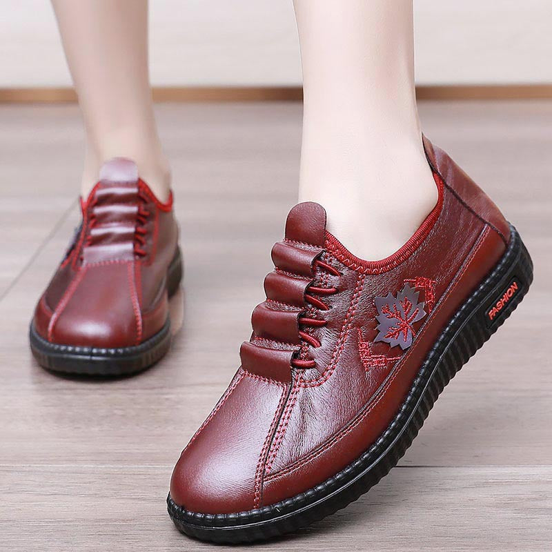 (🔥50% de descuento hoy - ¡no te lo pierdas!) - Zapatos ortopédicos de cuero para mujer suaves y cómodos - Diseño ergonómico y artesanal (soporte de arco - alivio del dolor de pies)