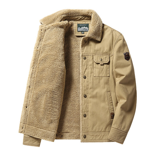 🔥Ofertas especiales de año nuevo 2026 🔥 Chaqueta de plumas de invierno vintage de algodón lavado para hombre