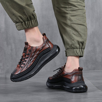 (🔥50% de descuento hoy - ¡no te lo pierdas!) - Zapatos de piel de cocodrilo de marca de lujo - caminar cómodo