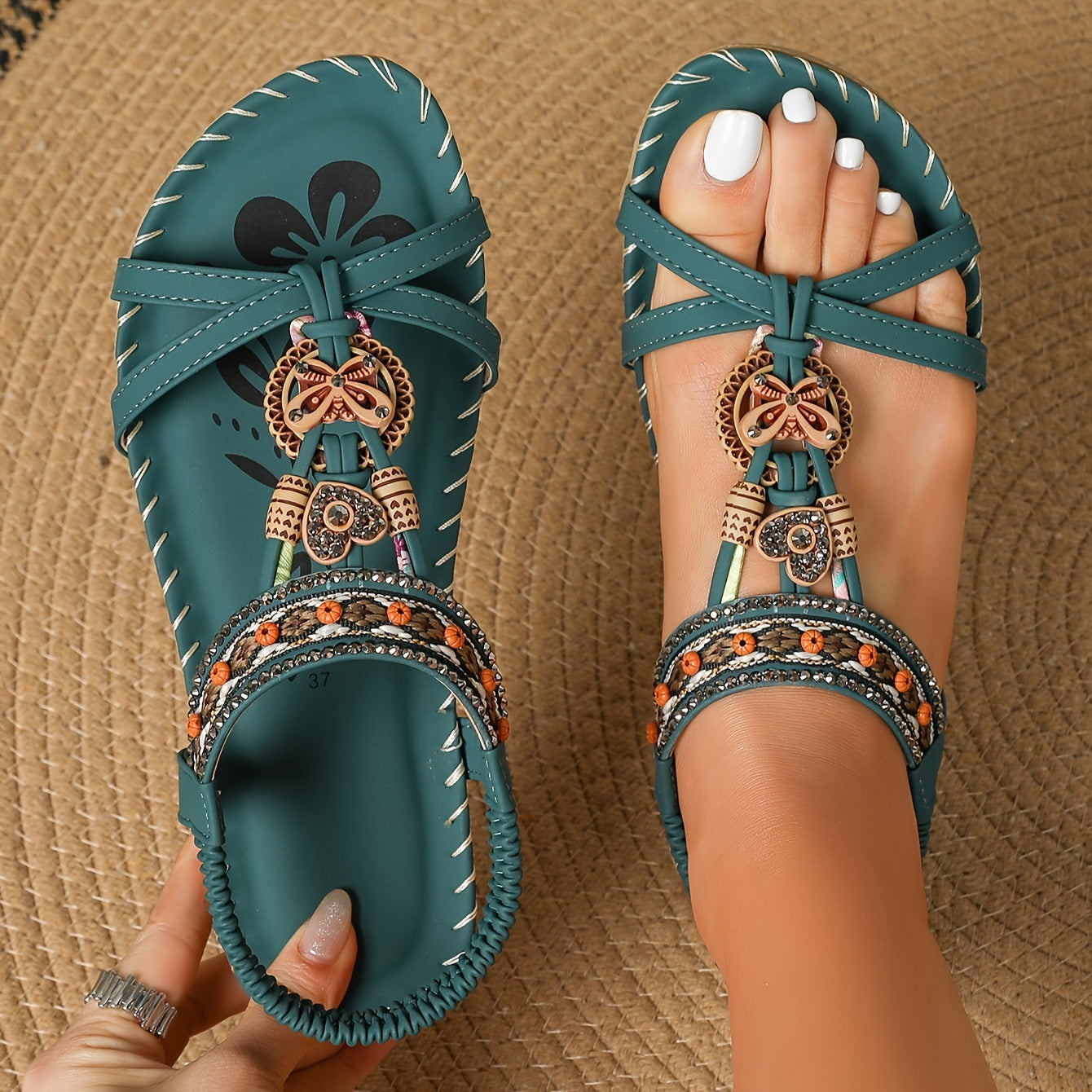 🔥Por tiempo limitado 50% de descuento - Sandalias ortopédicas de verano - Diseño ergonómico✅ La combinación perfecta de moda y funcionalidad