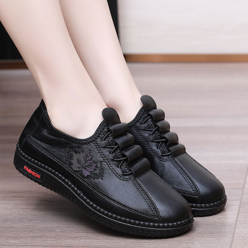 (🔥50% de descuento hoy - ¡no te lo pierdas!) - Zapatos ortopédicos de cuero para mujer suaves y cómodos - Diseño ergonómico y artesanal (soporte de arco - alivio del dolor de pies)
