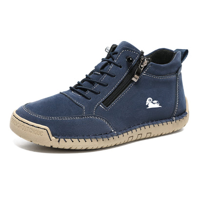 ⏰Último día 50% de descuento🔥Zapatos ortopédicos unisex de cuero de becerro👞Duraderos, antideslizantes | Impermeables | Soporte para el arco del pie | Alivio del dolor