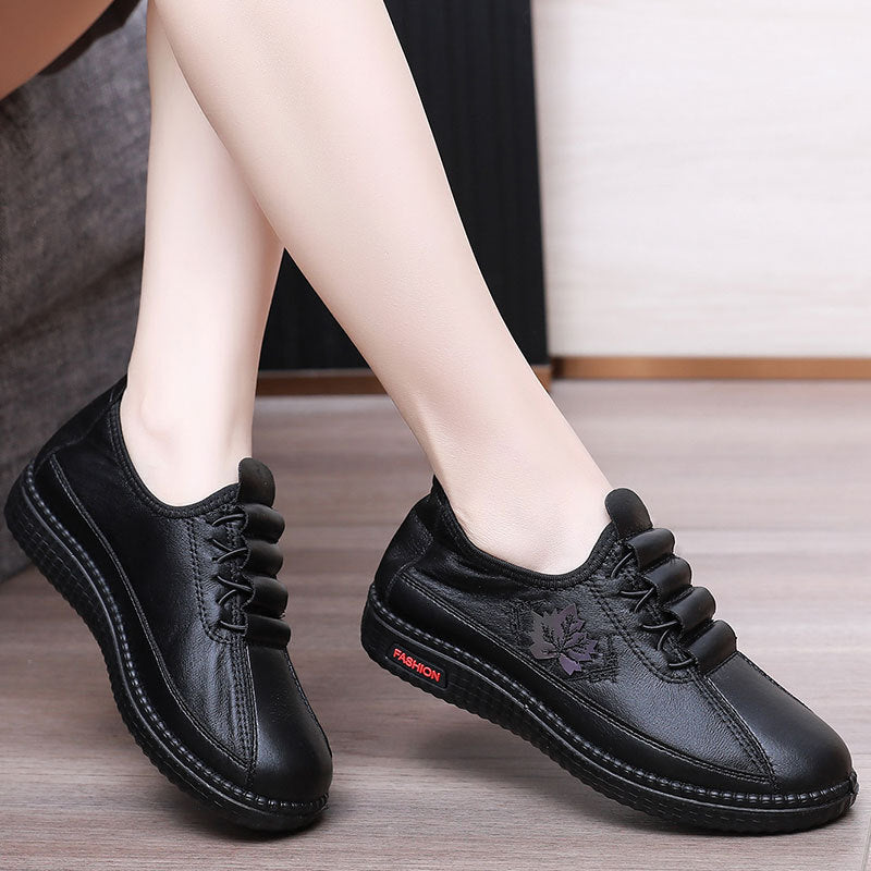(🔥50% de descuento hoy - ¡no te lo pierdas!) - Zapatos ortopédicos de cuero para mujer suaves y cómodos - Diseño ergonómico y artesanal (soporte de arco - alivio del dolor de pies)